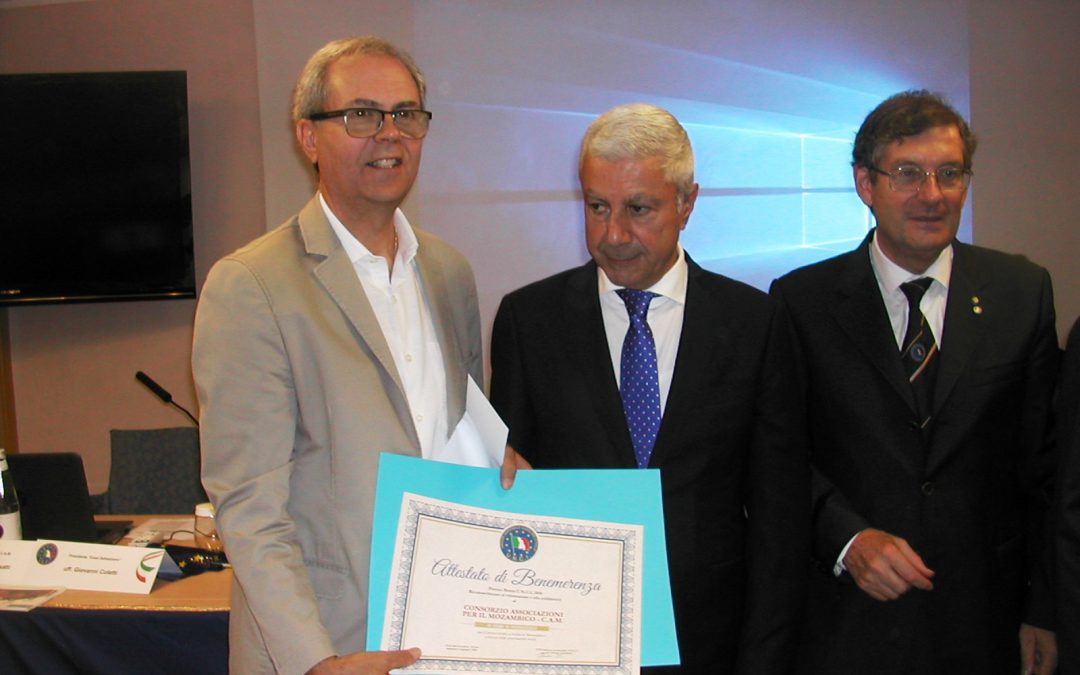 Assegnato al CAM il Premio Bontà U.N.C.I. 2018