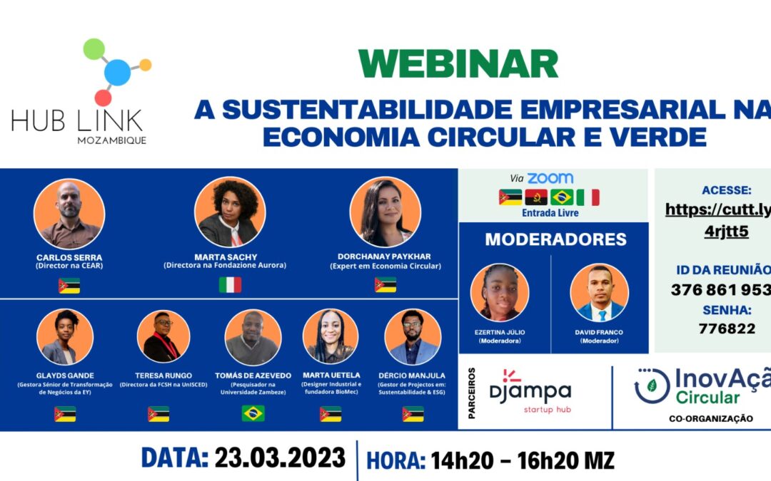 Actualizações do Webinar sobre Empreendedorismo Sustentável