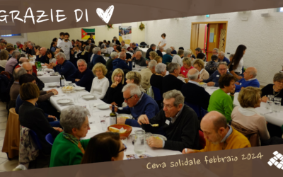 Grazie di cuore! Una cena solidale di successo
