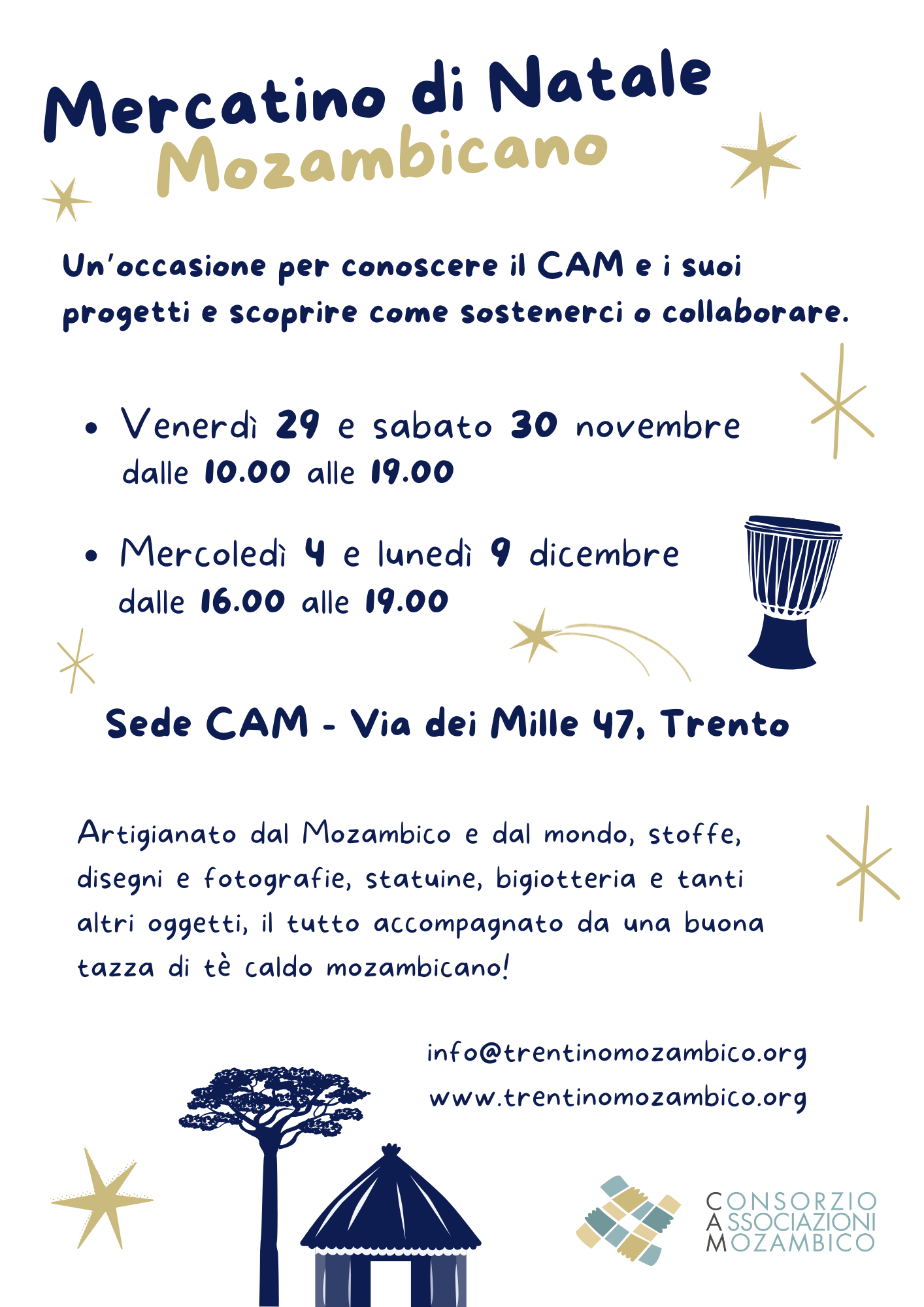 Mercatino di Natale Mozambicano 2024