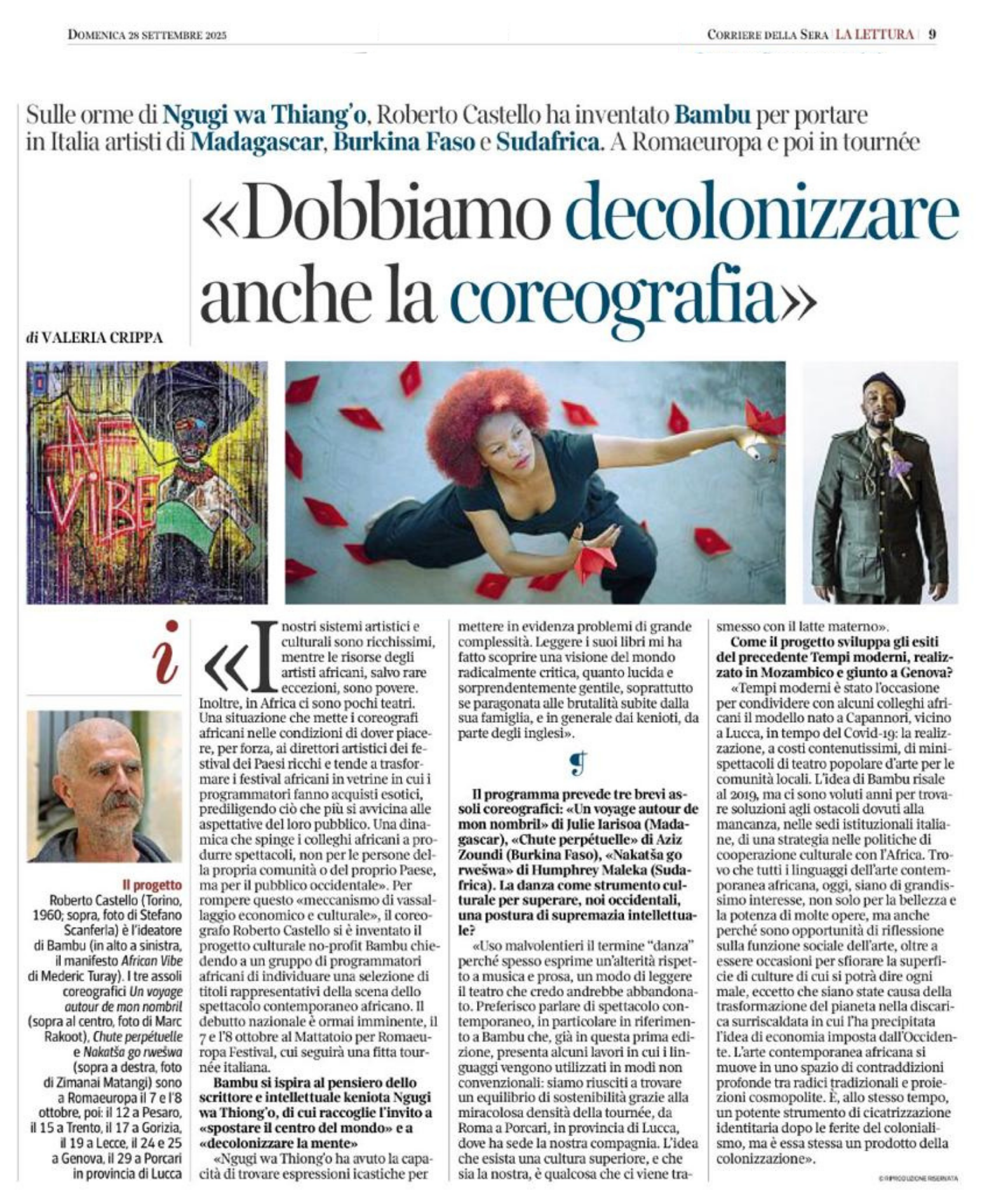 Decolonizzare la coreografia