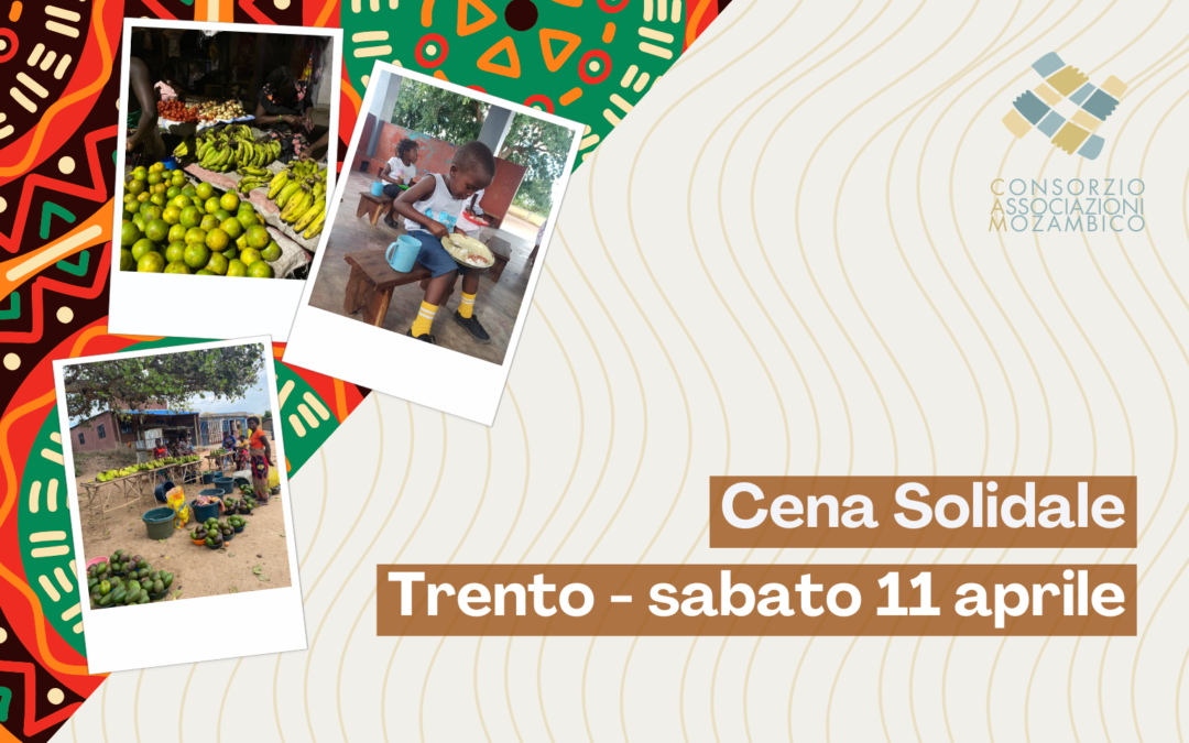 Sabato 11 aprile la cena solidale CAM 2026