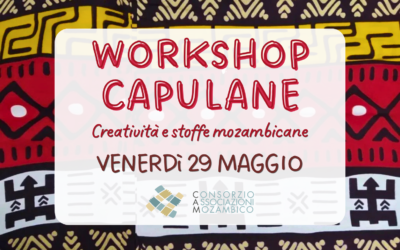Workshop capulane: creatività e stoffe mozambicane