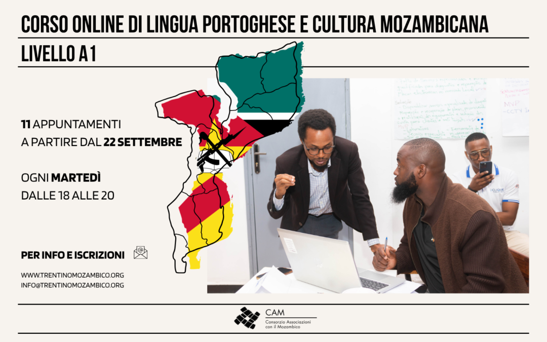 Corso online di lingua portoghese e cultura mozambicana – autunno 2026