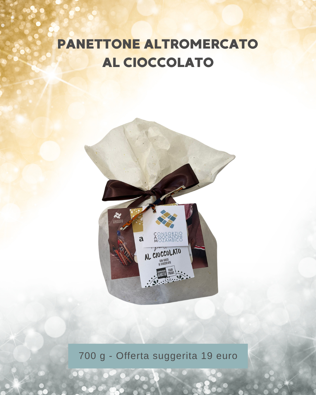 Panettone CAM Altromercato al Cioccolato Panettone CAM Altromercato al Cioccolato