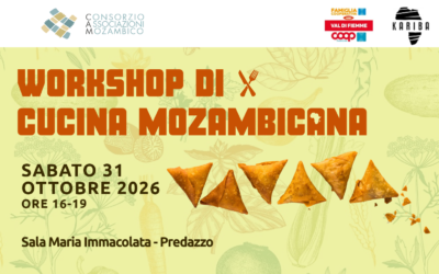 Impara a fare le Chamussas: cucina mozambicana e apericena solidale a Predazzo